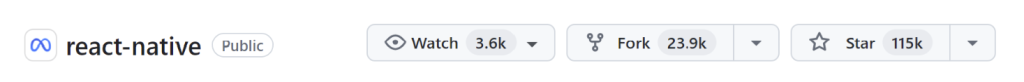 React Native github screenshot